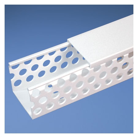 Panduit Base Wiring Duct, Type D, Round Hole, 2" x 4" x 1' (6-Pack), White D2X4WH6